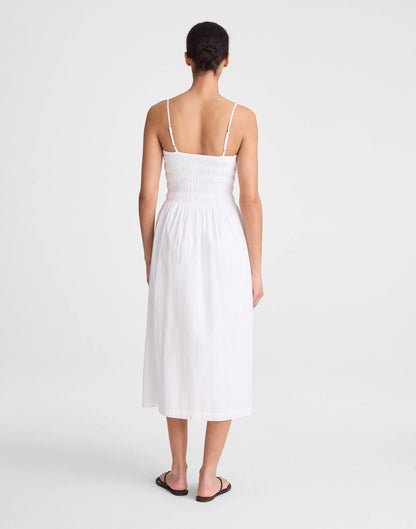 Madewell The Peyton Midi Dress White