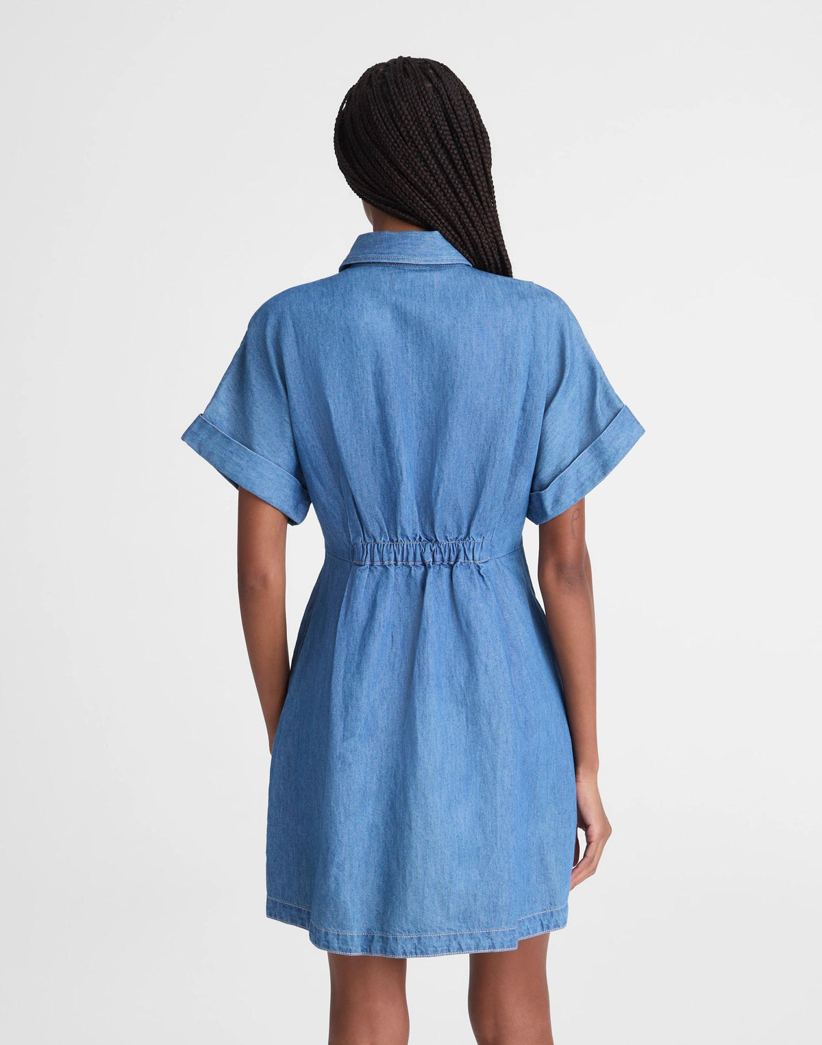 Madewell The Perry Denim Shirtdress Seaside Wash