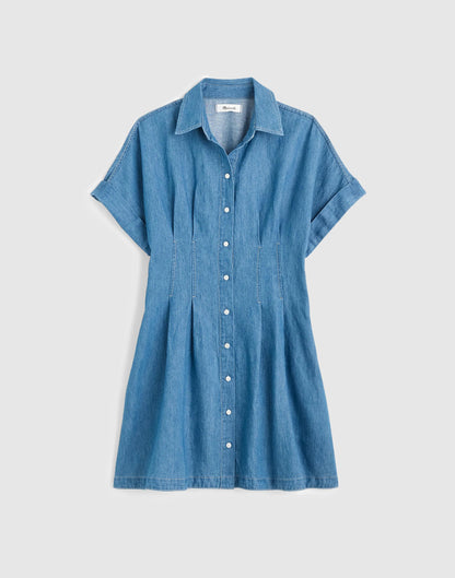 Madewell The Perry Denim Shirtdress Seaside Wash