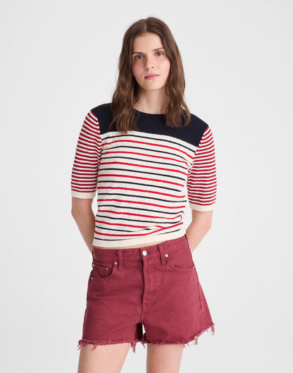 Madewell The Essex Baggy Short Dusty Merlot