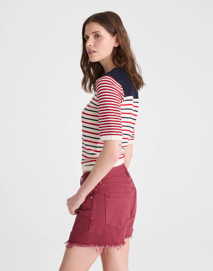 Madewell The Essex Baggy Short Dusty Merlot