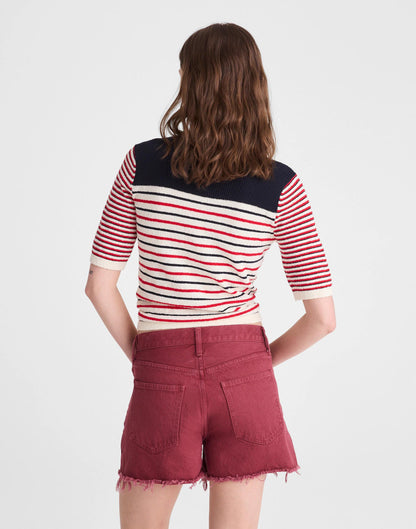 Madewell The Essex Baggy Short Dusty Merlot