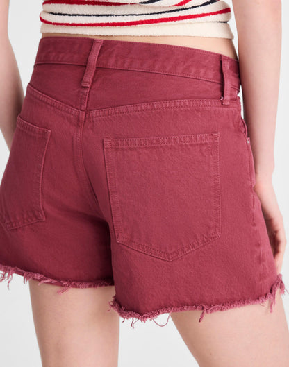 Madewell The Essex Baggy Short Dusty Merlot