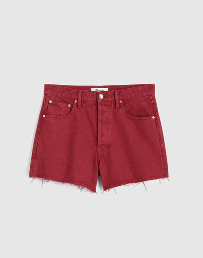 Madewell The Essex Baggy Short Dusty Merlot