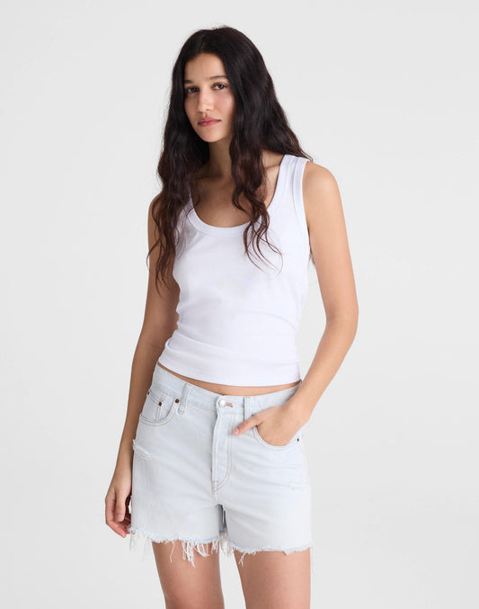 Madewell The Essex Baggy Short Extracted Sky Wash