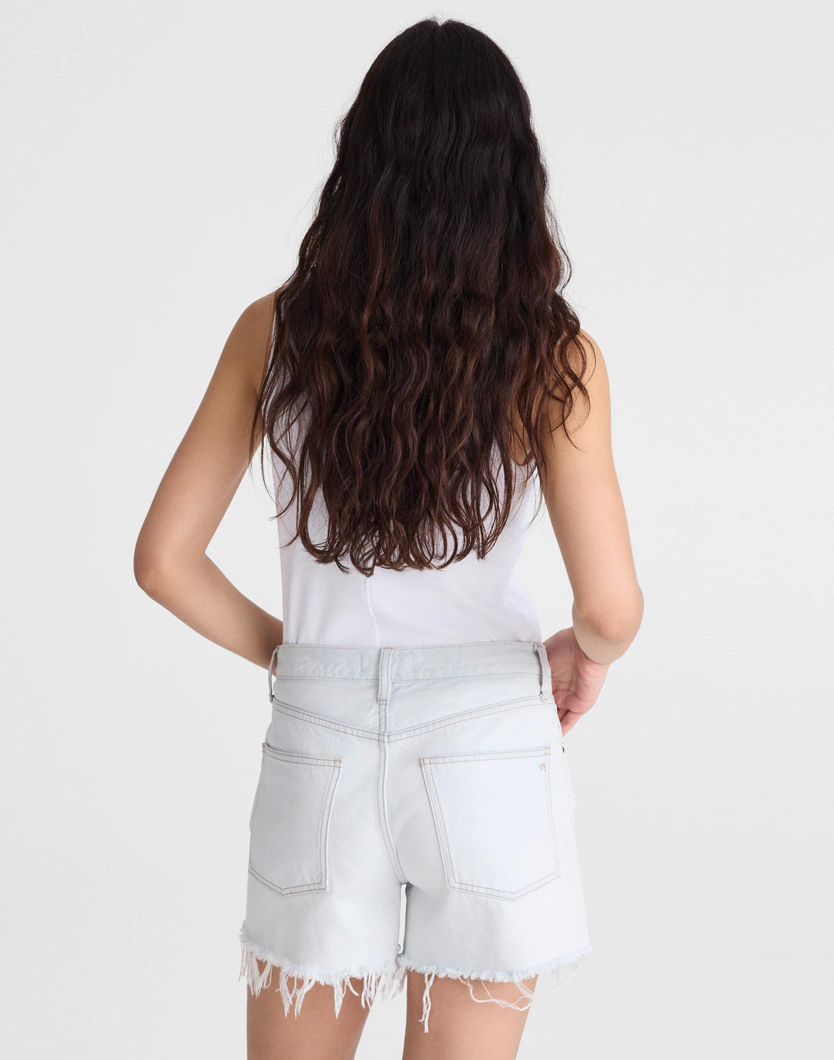 Madewell The Essex Baggy Short Extracted Sky Wash