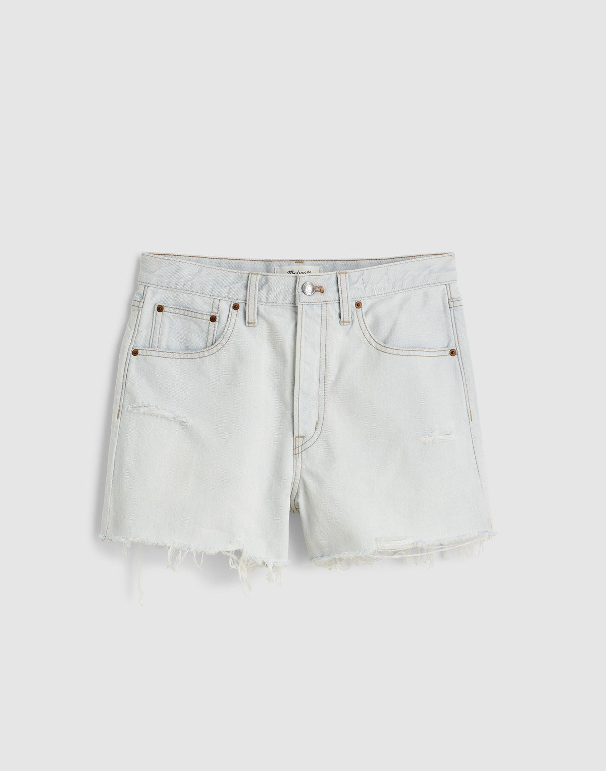 Madewell The Essex Baggy Short Extracted Sky Wash
