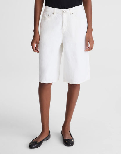 Madewell The V-Waist Bermuda Short Tile White