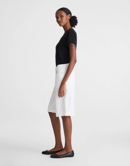 Madewell The V-Waist Bermuda Short Tile White