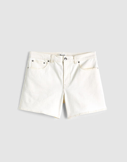Madewell The Perfect Vintage Mid-Length Jean Short Tile White