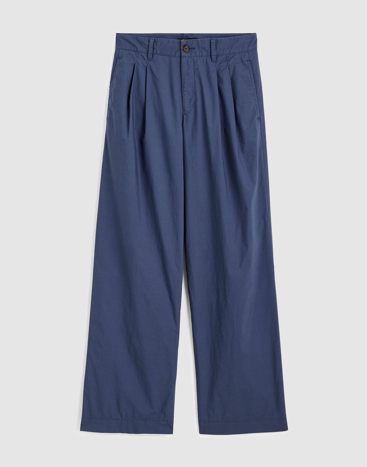 Madewell The Everyday Trouser in Poplin Petrol Navy