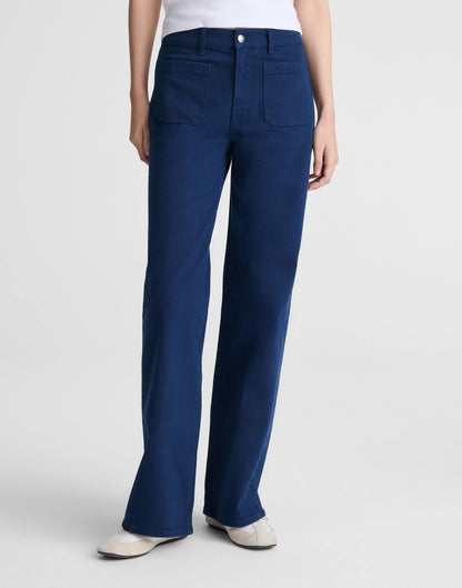 Madewell The Emmy Wide-Leg Pant Classic Indigo
