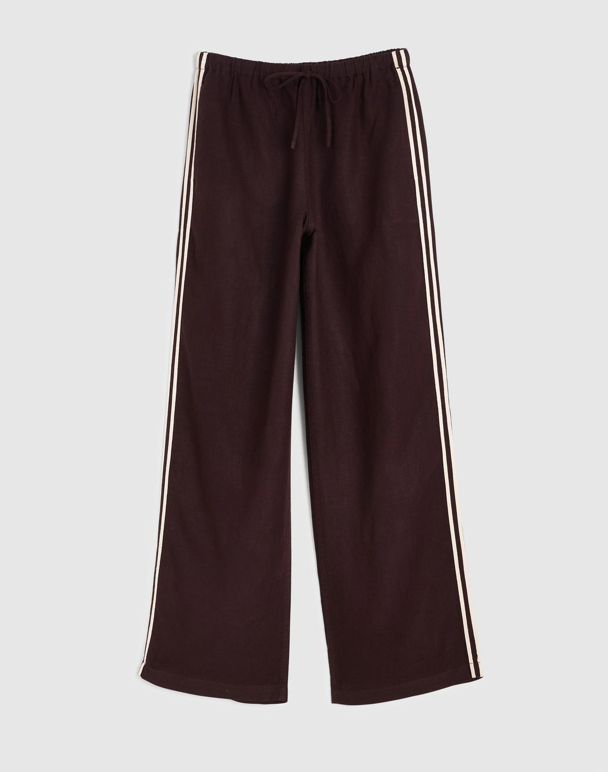 Madewell Pull-On Pants in 100% Linen Cocoa