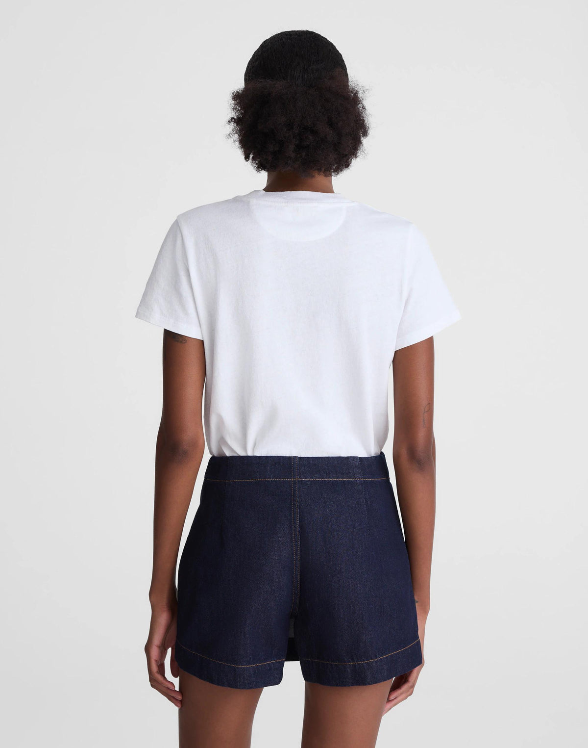Madewell Denim Wrap Mini Skort Rinse Wash