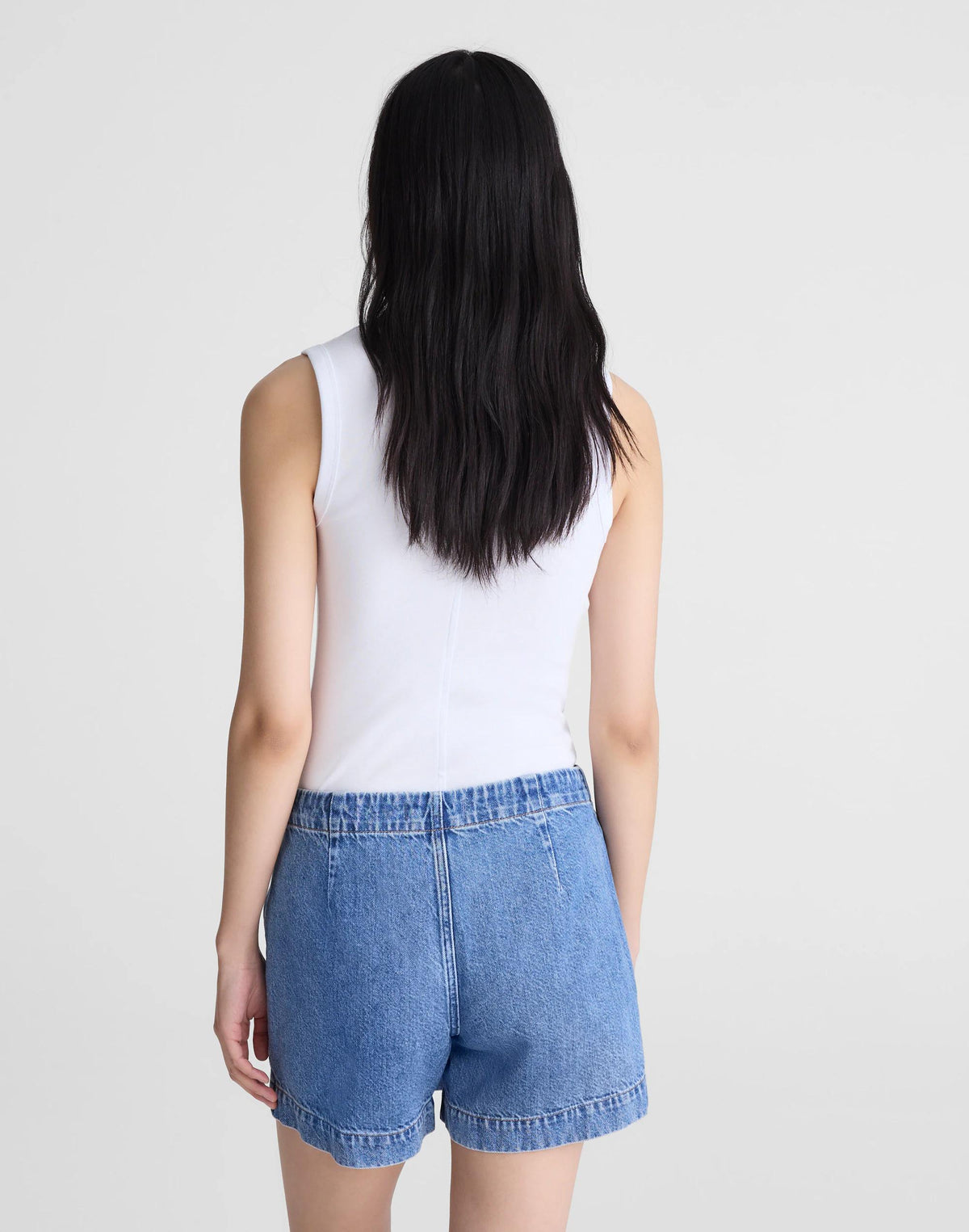 Madewell Denim Wrap Mini Skort Midvale Wash