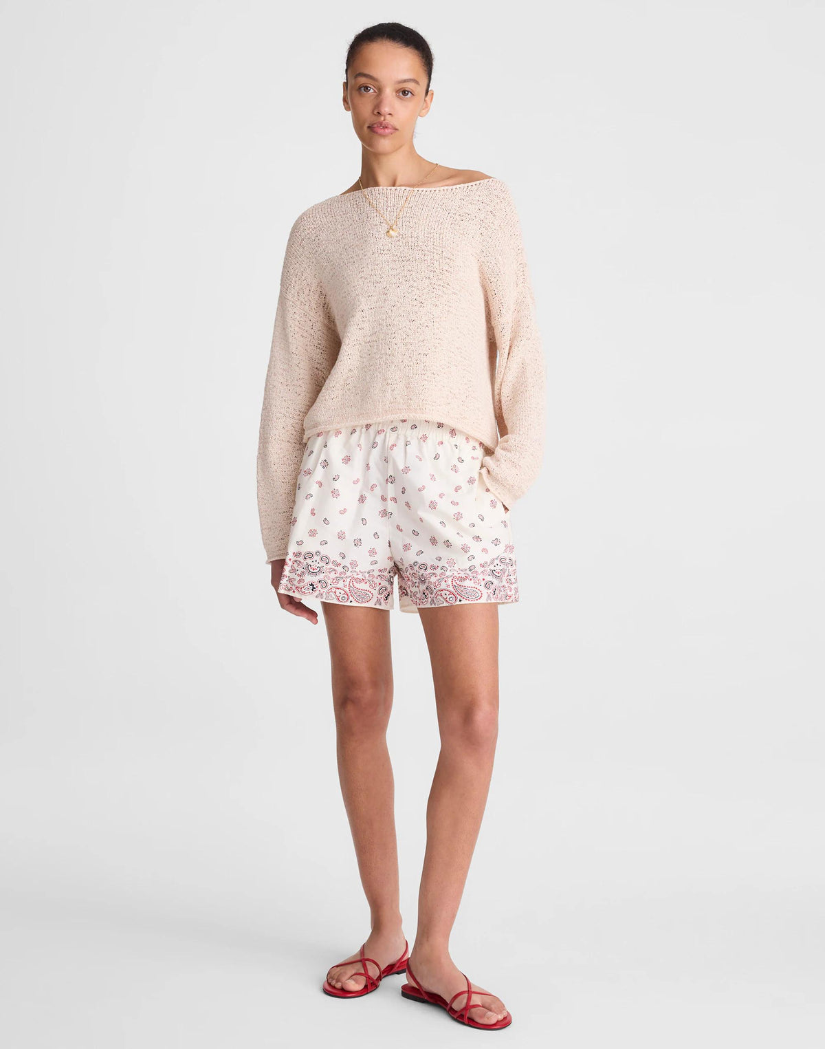 Madewell Boatneck Pullover Sweater Oatly