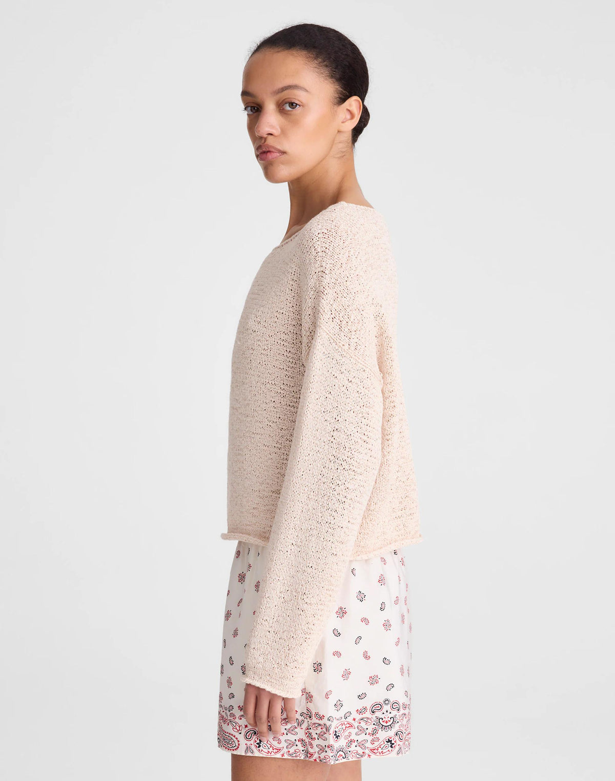 Madewell Boatneck Pullover Sweater Oatly