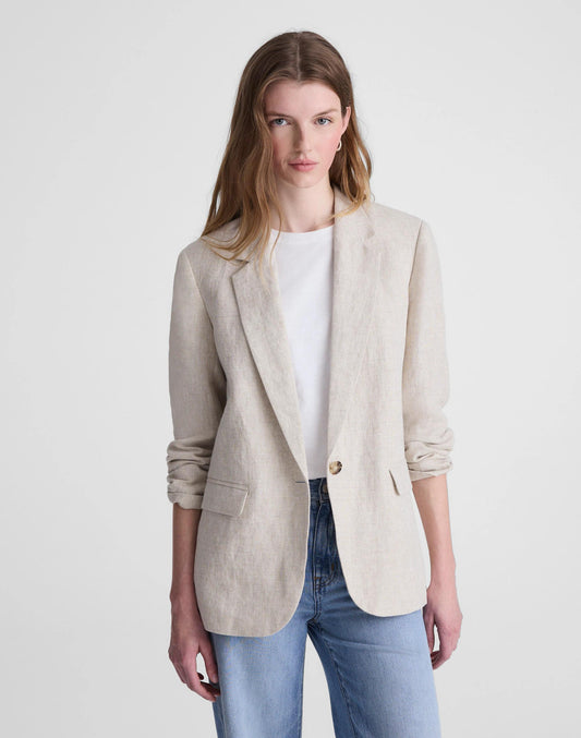 Madewell The Mercer Relaxed Blazer Oat
