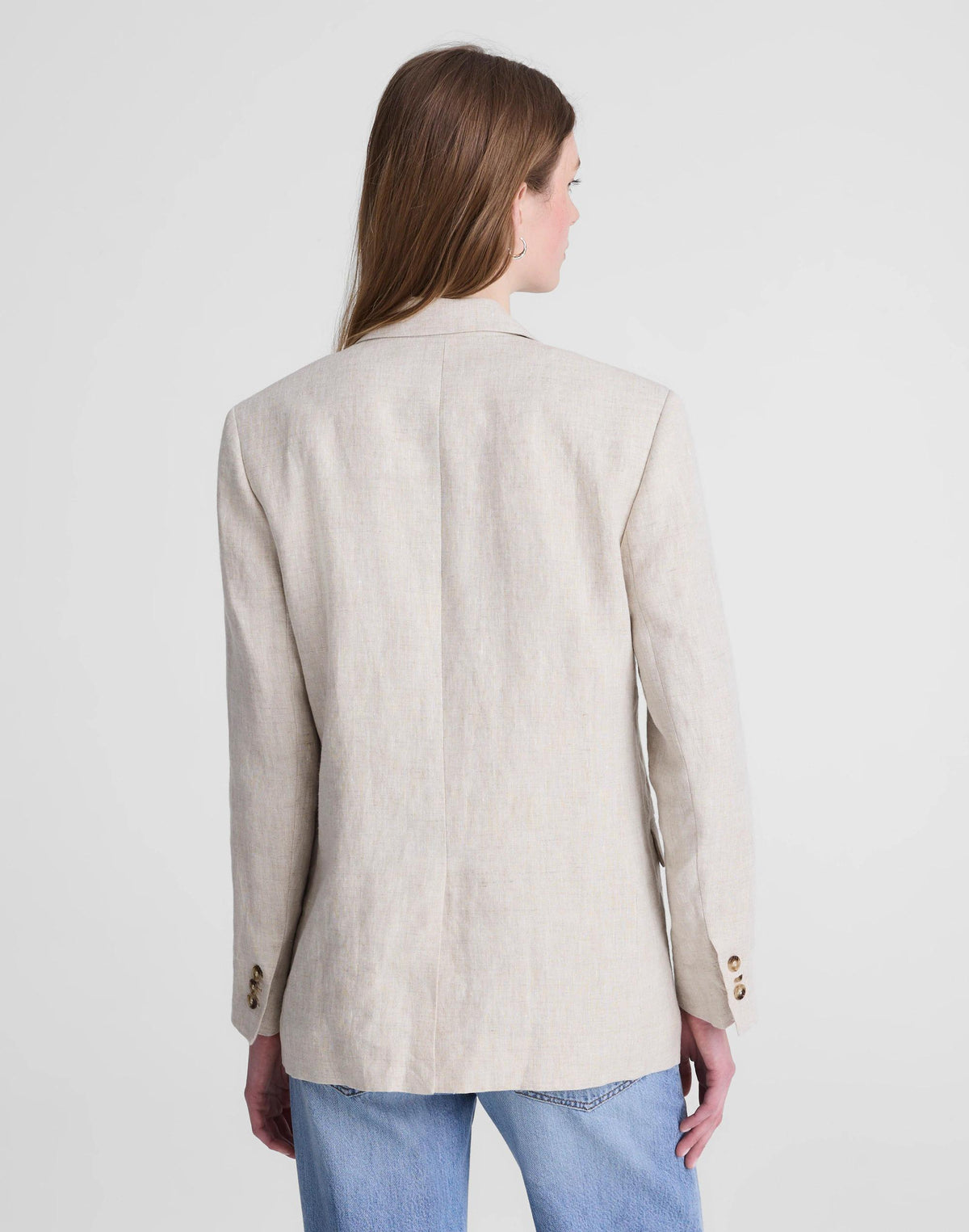 Madewell The Mercer Relaxed Blazer Oat