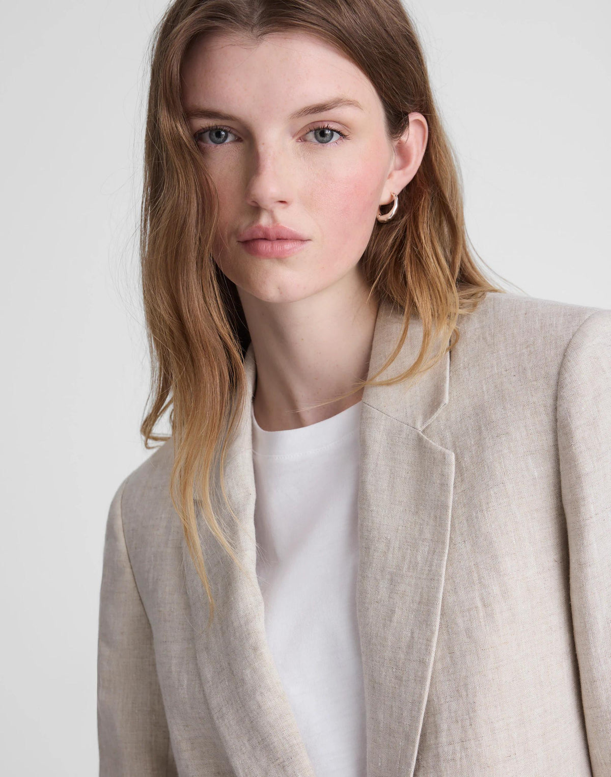 Madewell The Mercer Relaxed Blazer Oat