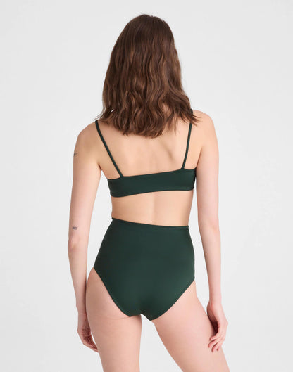 Madewell Left On Friday Hi Tide Bikini Bottom Palm