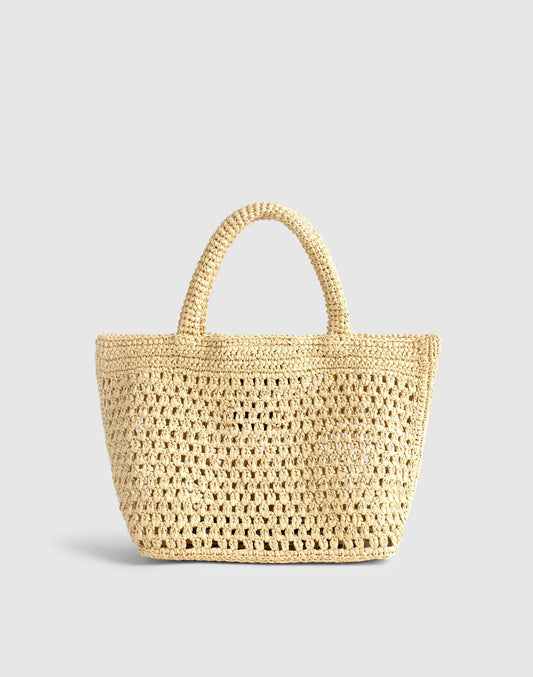 Madewell The Woven Mini Tote Natural