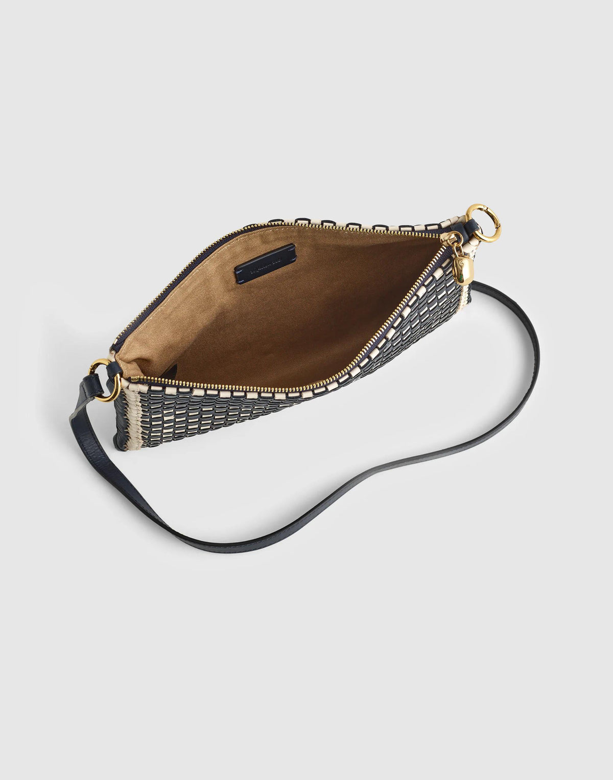Madewell The Signature Woven Crossbody Pouch Juniper Berry Multi