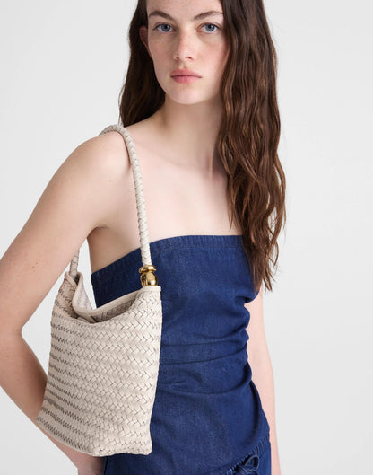 Madewell The Signature Woven Shoulder Bag Vintage Muslin