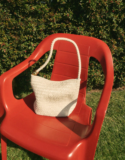 Madewell The Signature Woven Shoulder Bag Vintage Muslin