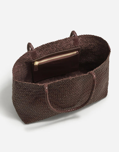 Madewell The Signature Woven Tote Coffee Bean