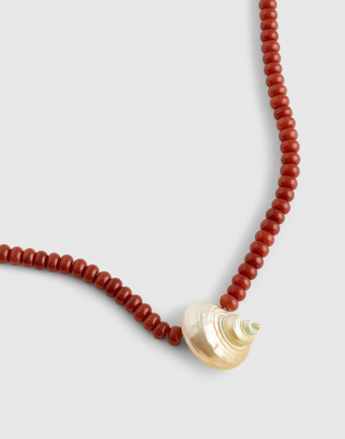 Madewell Shell Beaded Choker Necklace Antique Gold