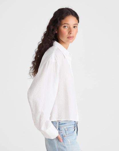 Madewell Straight-Hem Shirt White