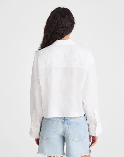 Madewell Straight-Hem Shirt White