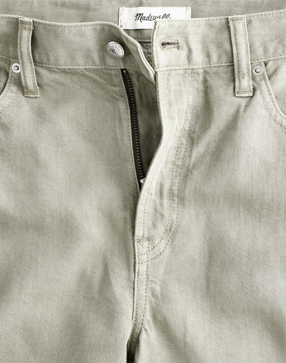 Madewell The Perfect Vintage Wide-Leg Jean in Airy Denim Chateau Olive
