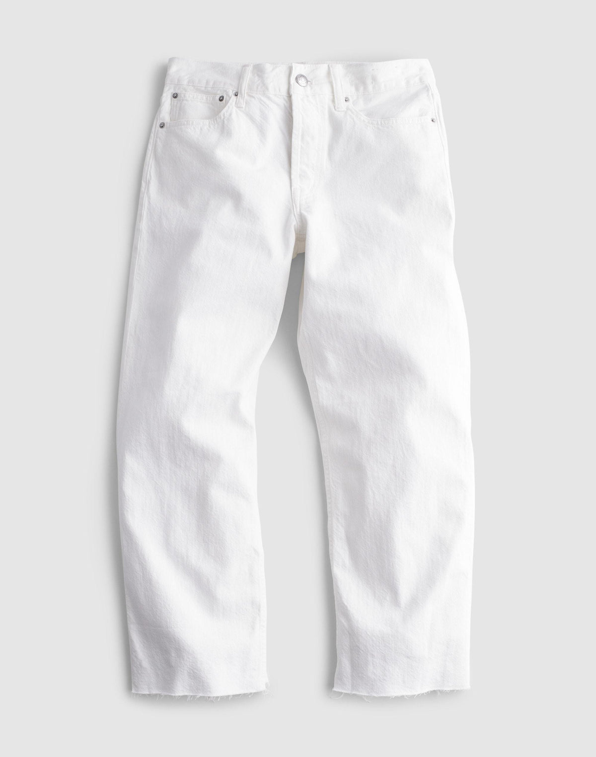 Madewell Low-Slung Baggy Crop Jean Tile White