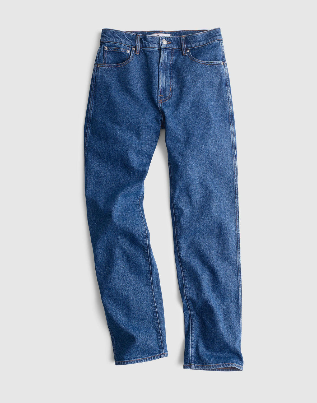 Madewell The Longline Straight Crop Jean Marina Blue