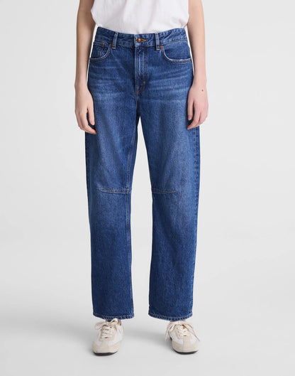 Madewell Circular Darted Barrel-Leg Jean Heirloom Wash
