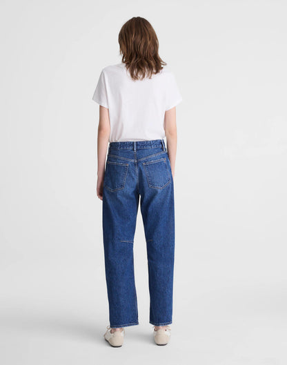 Madewell Circular Darted Barrel-Leg Jean Heirloom Wash