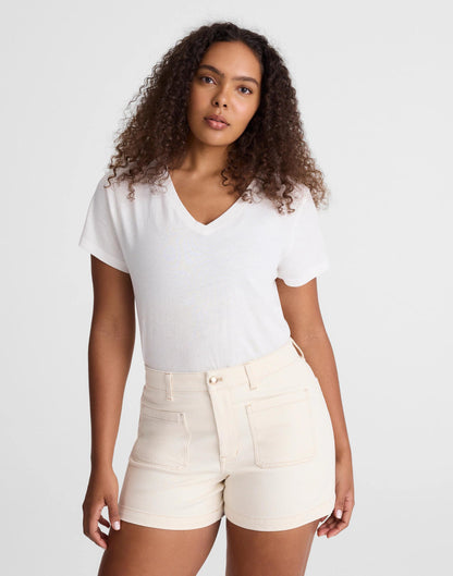 Madewell The Curvy Emmy Denim Short Vintage Canvas