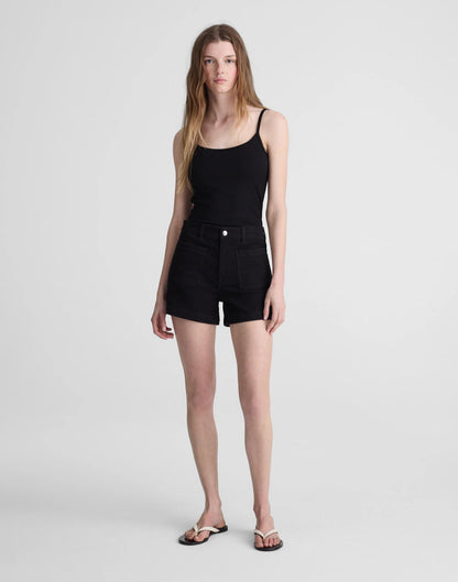 Madewell The Emmy Denim Short Black Rinse Wash