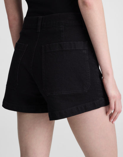Madewell The Emmy Denim Short Black Rinse Wash