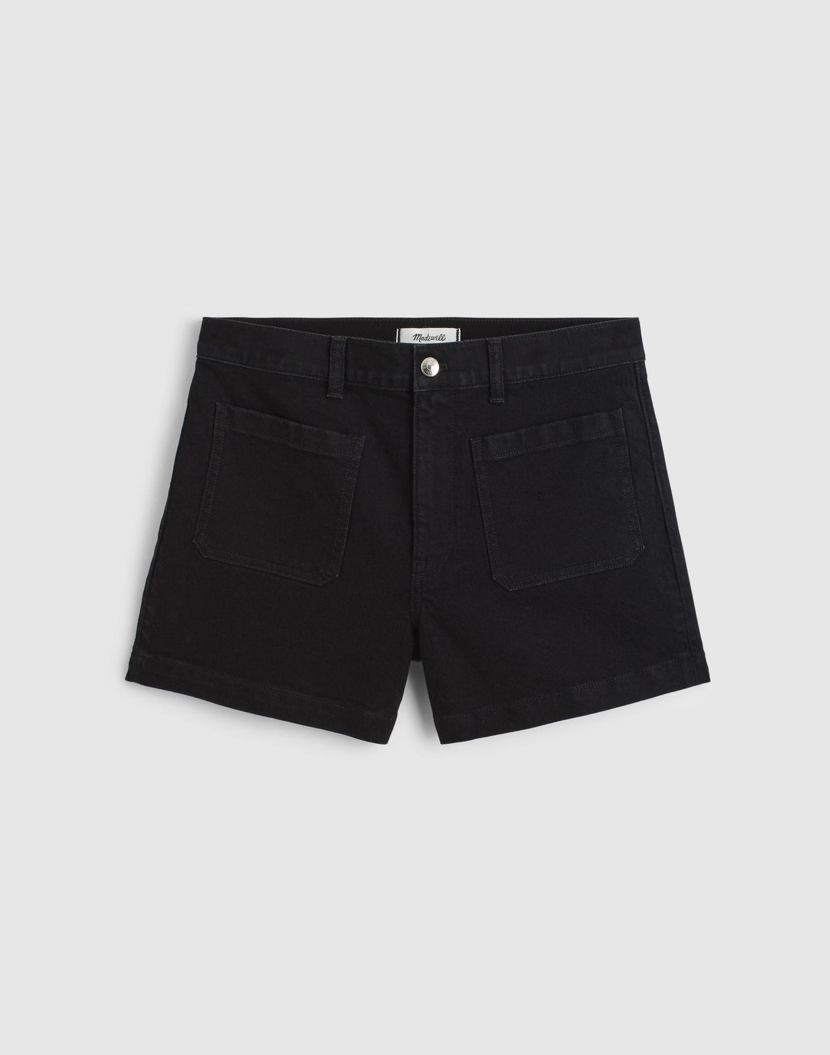 Madewell The Emmy Denim Short Black Rinse Wash