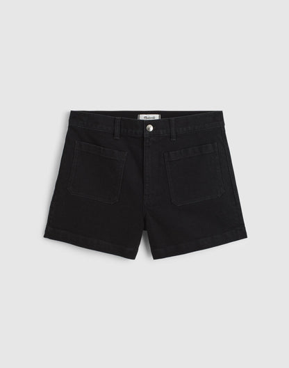 Madewell The Emmy Denim Short Black Rinse Wash