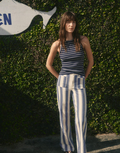Madewell The Emmy Wide-Leg Pant Waterfall Stripe