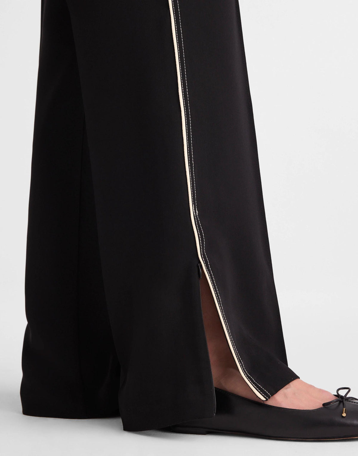 Madewell Pull-On Bootcut Track Pant Jet Black