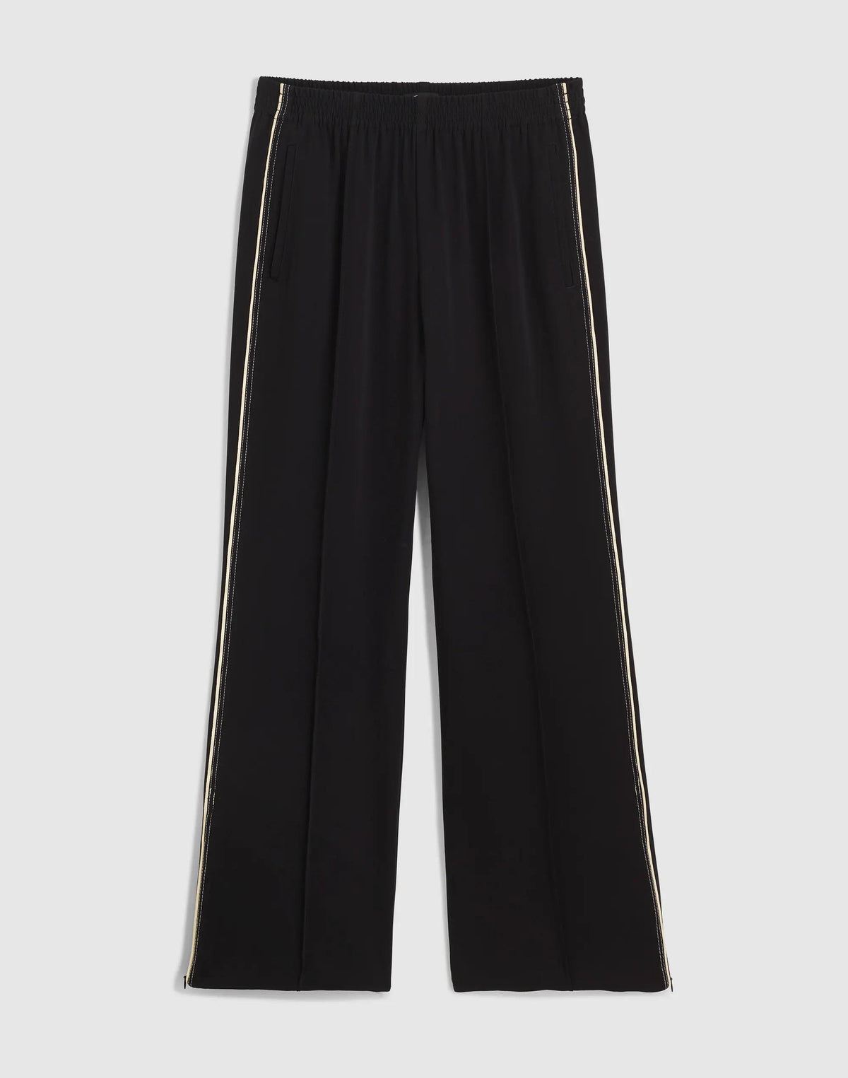Madewell Pull-On Bootcut Track Pant Jet Black