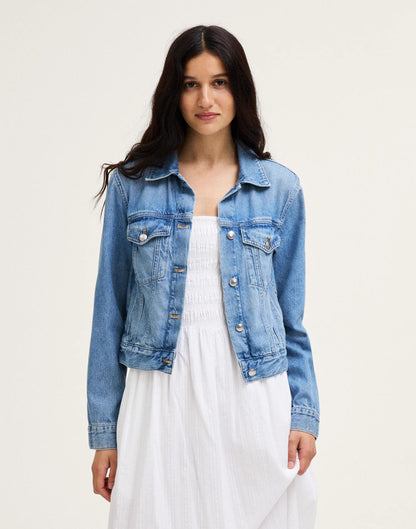 Madewell Denim Trucker Jacket Worn Mid Indigo