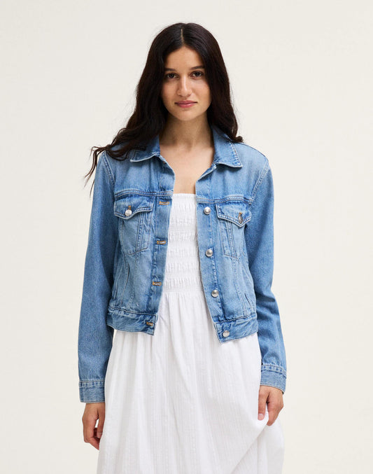 Madewell Denim Trucker Jacket Worn Mid Indigo