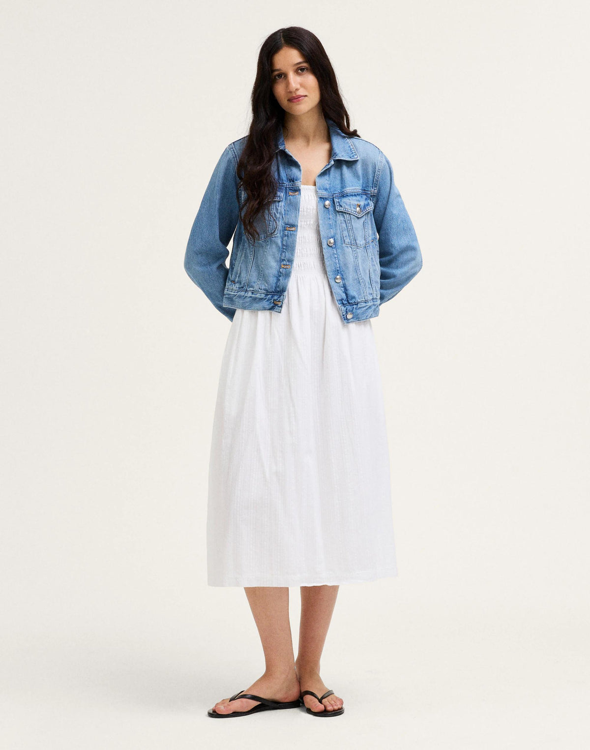 Madewell Denim Trucker Jacket Worn Mid Indigo
