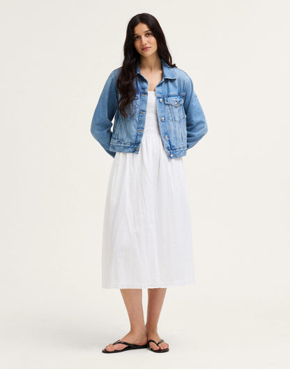 Madewell Denim Trucker Jacket Worn Mid Indigo